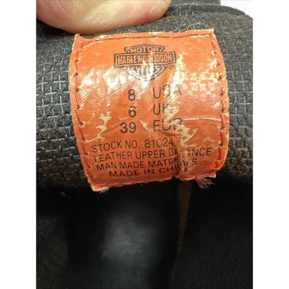 Harley-Davidson® Boots Women’s 8 Faded Glory Black Motorcycle Boots 81024 - Picture 8 of 8